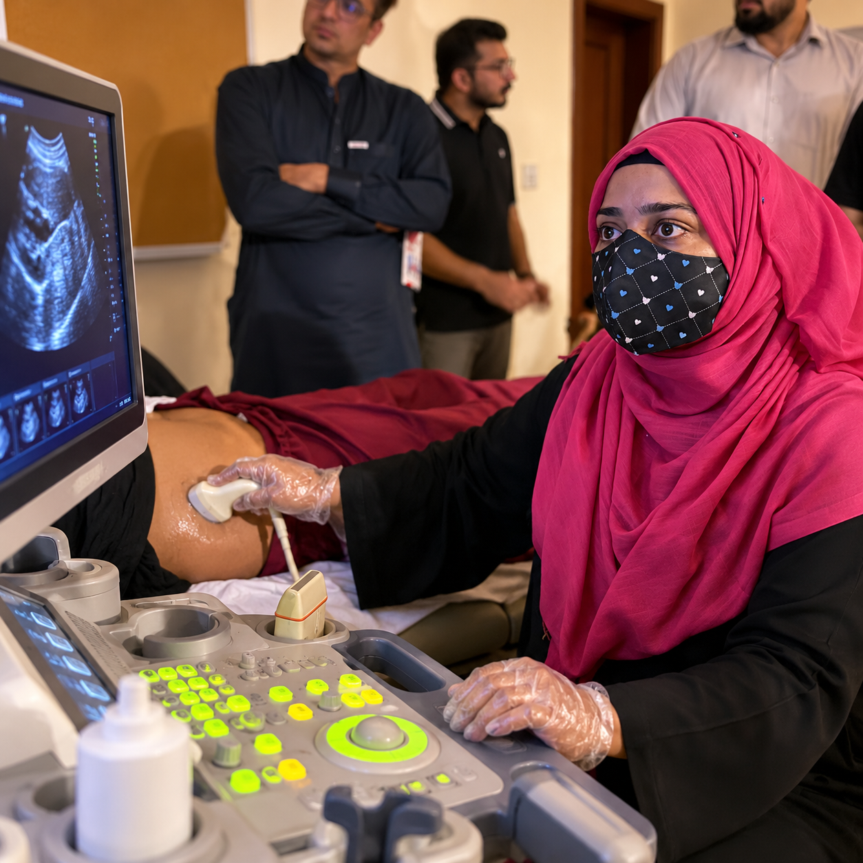 Hands-On Ultrasound Scanning on Live Patients